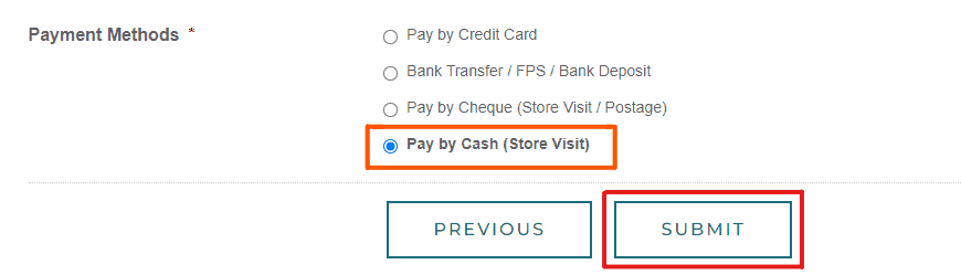 Payment Methods